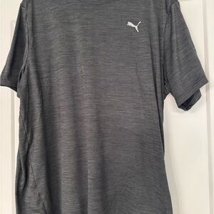Puma Men's Charcoal Short Sleeve Tee